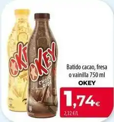 Spar La Palma Okey - batido cacao, fresa o vainilla oferta