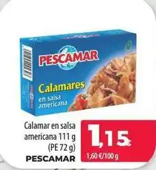 Spar La Palma Pescamar - calamar en salsa americana oferta