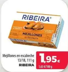 Spar La Palma Ribeira - mejillones en escabeche oferta