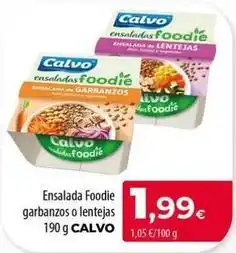 Spar La Palma Calvo - ensalada foodie garbanzos o lentejas oferta