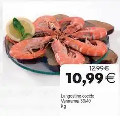 Langostino cocido vannamei