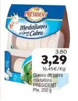 Président - queixo de cabra medallons