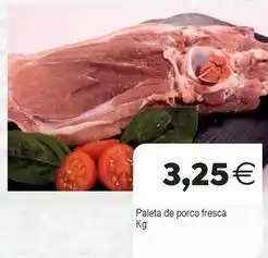 Supermercados Aquí Paleta de porco fresca oferta