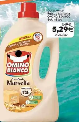 Supermercados Aquí Omino bianco - deterxente liquido marsella oferta