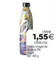 Supermercados Aquí Crema vinagre de modena 0% oferta