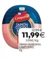 Supermercados Aquí Campofrío - xamón cocido extra oferta