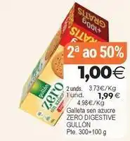 Supermercados Aquí Gullón - galleta sen azucre oferta