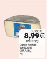 Supermercados Aquí Cerrato - queixo mestura semicurado oferta