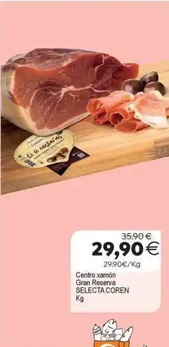Supermercados Aquí Centro xamón gran reserva oferta