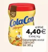 Supermercados Aquí Cola cao - cacao soluble original oferta