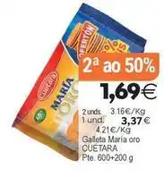 Supermercados Aquí Cuétara - galleta maria oro oferta