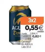 Supermercados Aquí El águila negra - cervexa oferta