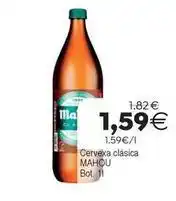 Supermercados Aquí Mahou - cervexa clasica oferta