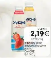 Supermercados Aquí Danone - logur para beber amorodo/amorodo e platano oferta