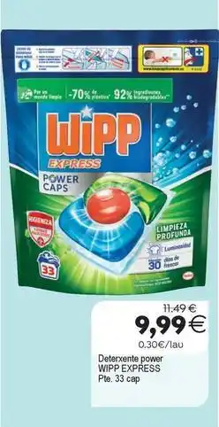Supermercados Aquí Wipp express - deterxettes power oferta