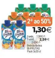 Supermercados Aquí Bifrutas - bebida lactea oferta