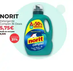 PrimaPrix Norit - detergente complet 36 dosis oferta