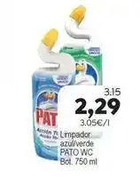 Supermercados Aquí Wc pato - limpiador azul oferta