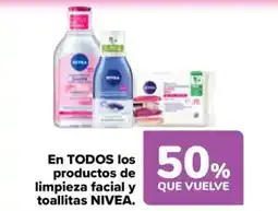 Carrefour NIVEA En todos los productos de limpieza facial y toallitas oferta