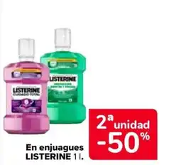 Carrefour LISTERINE En enjuagues oferta