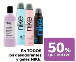 Carrefour NIKE En todos los desodorantes y geles oferta