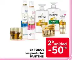 Carrefour PANTENE En todos los productos oferta