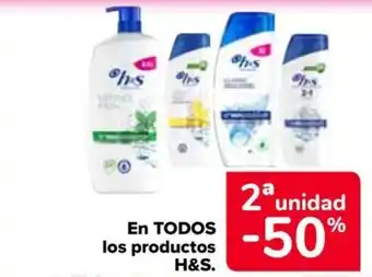 Carrefour H&S En todos los productos oferta