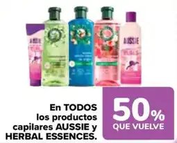 Carrefour AUSSIE y HERBAL ESSENCES En todos los productos capilares oferta
