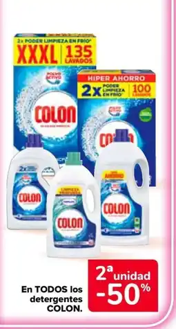 Carrefour COLON En todos los detergentes oferta