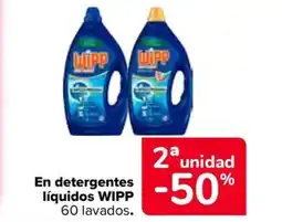 Carrefour WIPP En detergentes líquidos oferta
