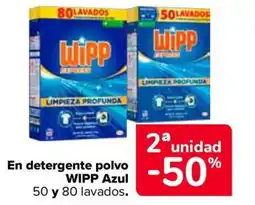 Carrefour WIPP En detergente polvo Azul oferta