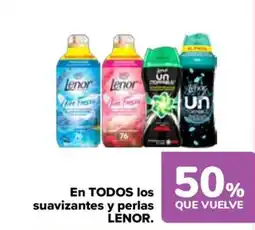 Carrefour LENOR En todos los suavizantes y perlas oferta