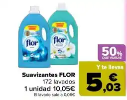 Carrefour FLOR Suavizantes oferta