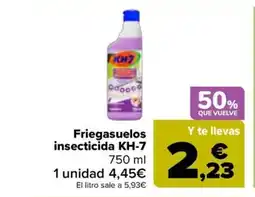 Carrefour KH-7 Friegasuelos insecticida oferta
