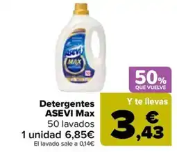 Carrefour ASEVI Detergentes Max oferta