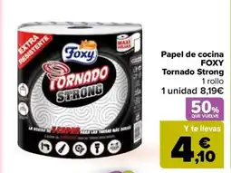 Carrefour FOXY Papel de cocina Tornado Strong oferta