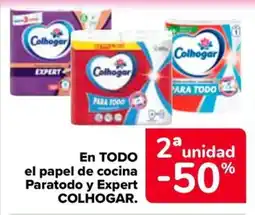 Carrefour COLHOGAR En todo el papel de cocina paratodo y expert oferta