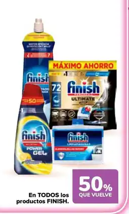 Carrefour FINISH En todos los productos oferta