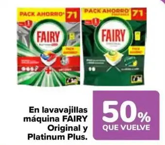 FAIRY En lavavajillas máquina Original y Platinum Plus