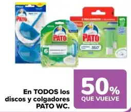 Carrefour PATO WC En todos los discos y colgadores oferta