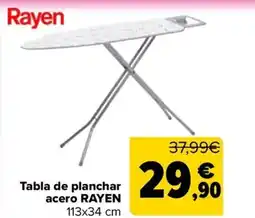 Carrefour RAYEN Tabla de planchar acero oferta