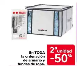 Carrefour En toda la ordenación de armario y fundas de ropa oferta