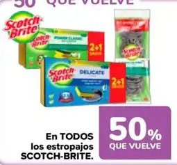 Carrefour SCOTCH-BRITE En todos los estropajos oferta