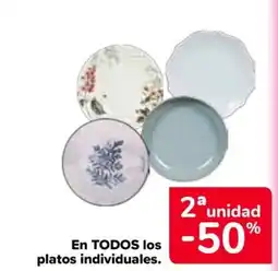 Carrefour En todos los platos individuales oferta