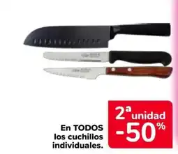 Carrefour En todos los cuchillos individuales oferta