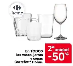 Carrefour En todos los vasos, jarras y copas carrefour home oferta