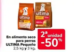 Carrefour ULTIMA En alimento seco para perros Pequeño oferta