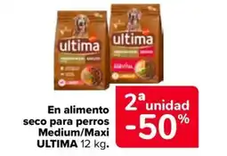 Carrefour ULTIMA En alimento seco para perros Medium/Maxi oferta