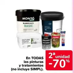 Carrefour SIMPL En todas las pinturas y tratamientos oferta