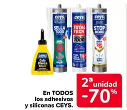 Carrefour CEYS En todos los adhesivos y siliconas oferta